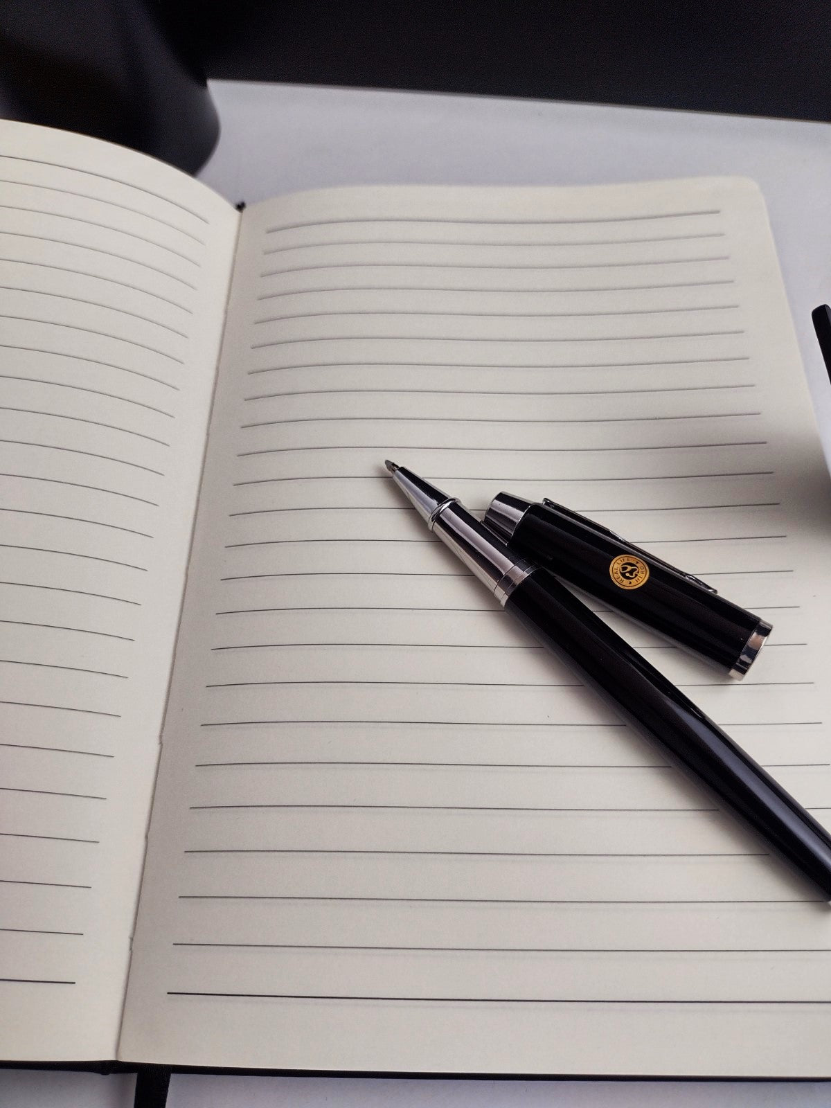 Caduceus, Smart Touch Display Vacuum Flask, Notebook, Pen & Matching Gift Box, Gift Set