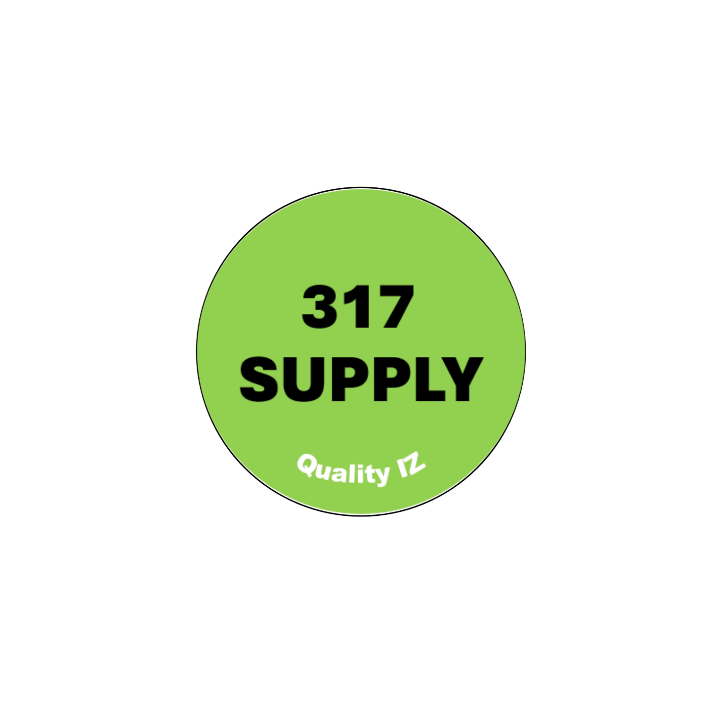 317 Supply Labels, 1" (100, 100/roll)