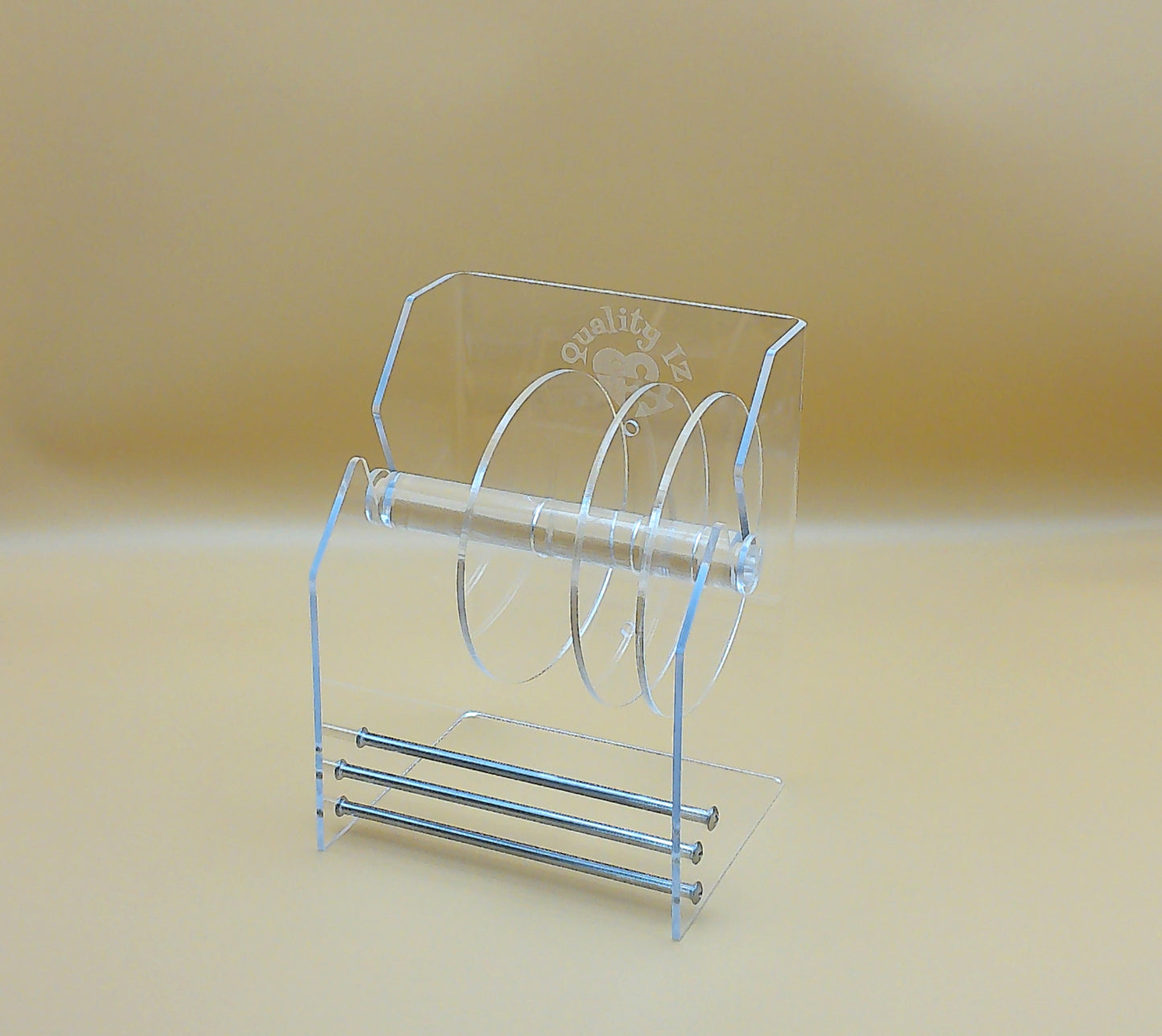 5 Inch, Adjustable 3-Disk Label Dispenser, by Quality IZ