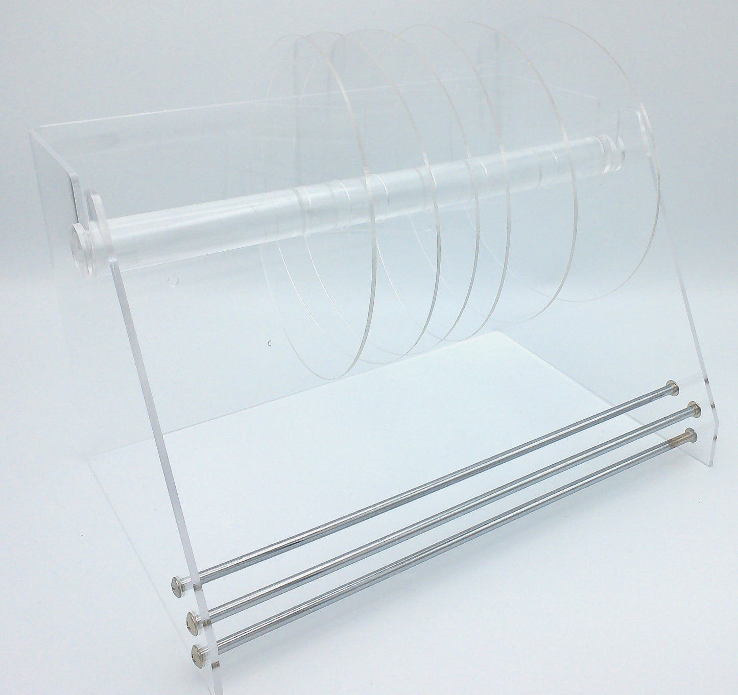 10 Inch, Heavy Duty Adjustable 6-Disk Label Dispenser, by Quality IZ