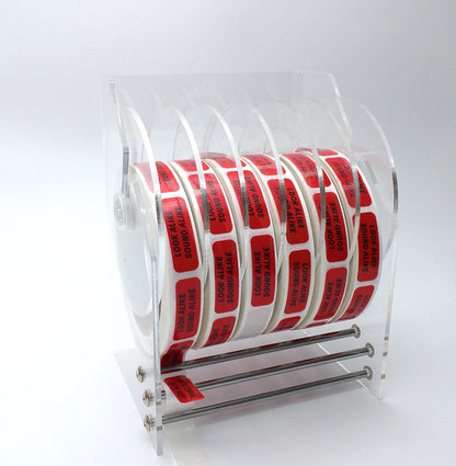 5 Inch, Adjustable 3-Disk Label Dispenser, by Quality IZ