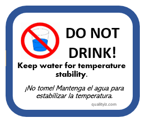 Refrigerator & Freezer Labels Starter-Pack (For Medication & Vaccines)