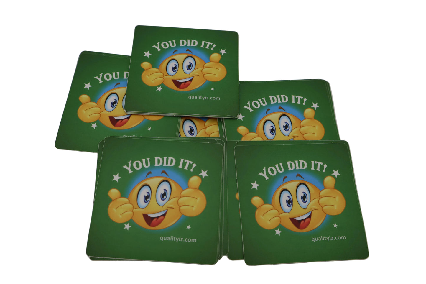 3x3" You Did it!, High Quality Stickers (50-PK)