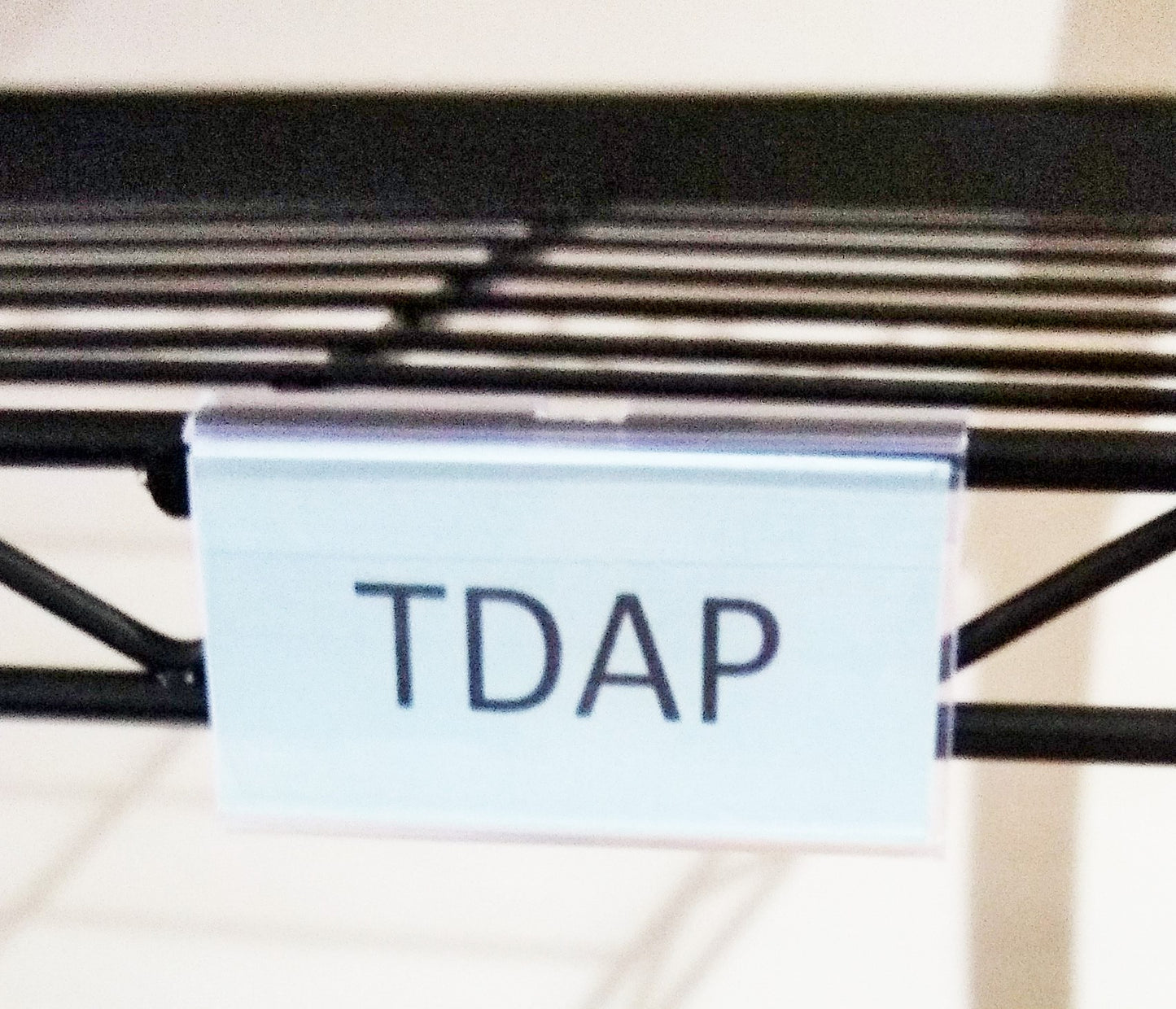 Basket/Wire Slide-In Clear Label Sign Holders (10/20/30 pk)