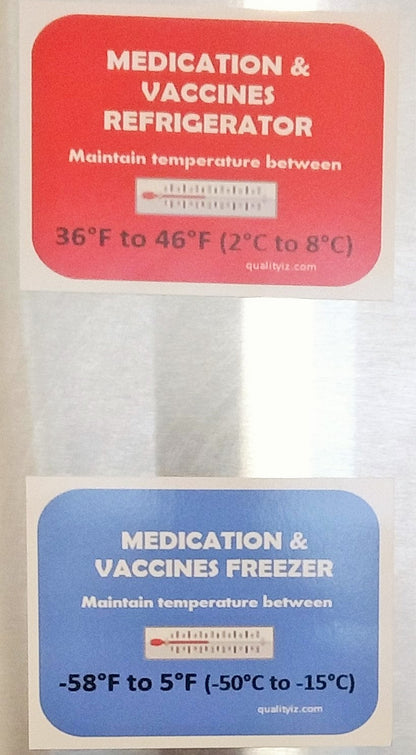 Freezer Magnets for Medication and Vaccine Storage (10 / 50 PK)