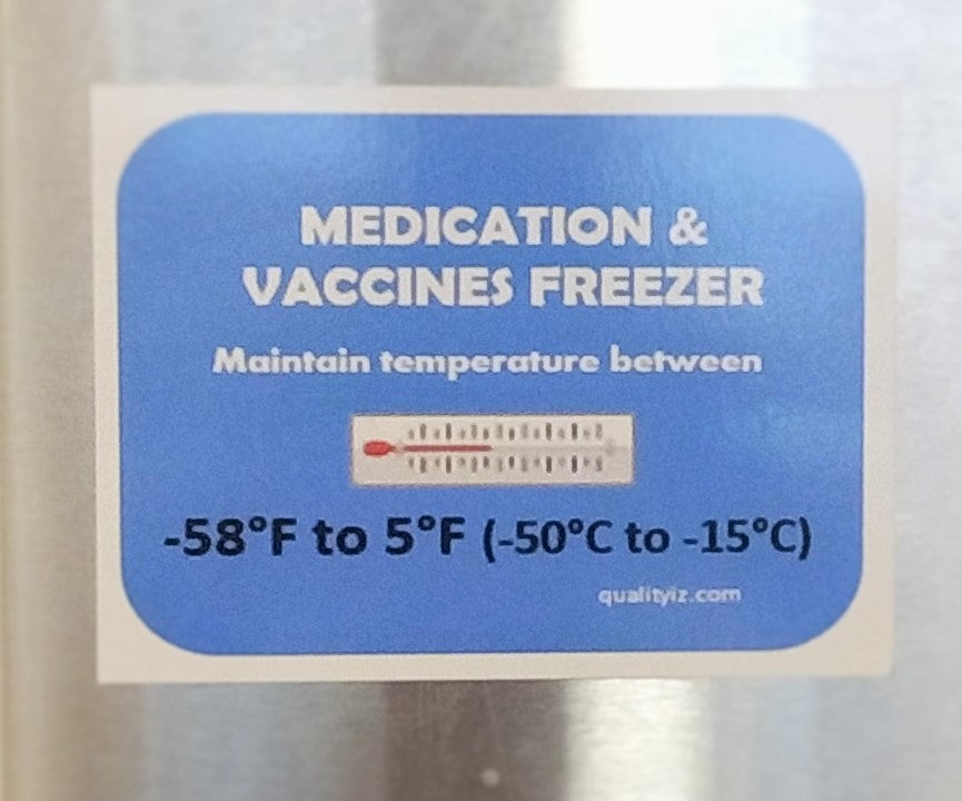 Freezer Magnets for Medication and Vaccine Storage (10 / 50 PK)