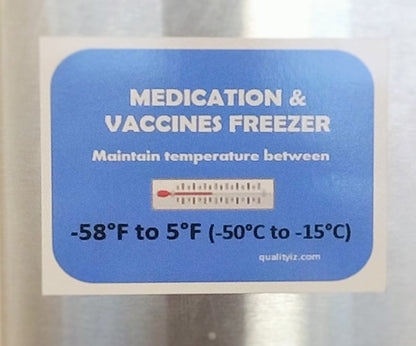 Freezer Magnets for Medication and Vaccine Storage (10 / 50 PK)