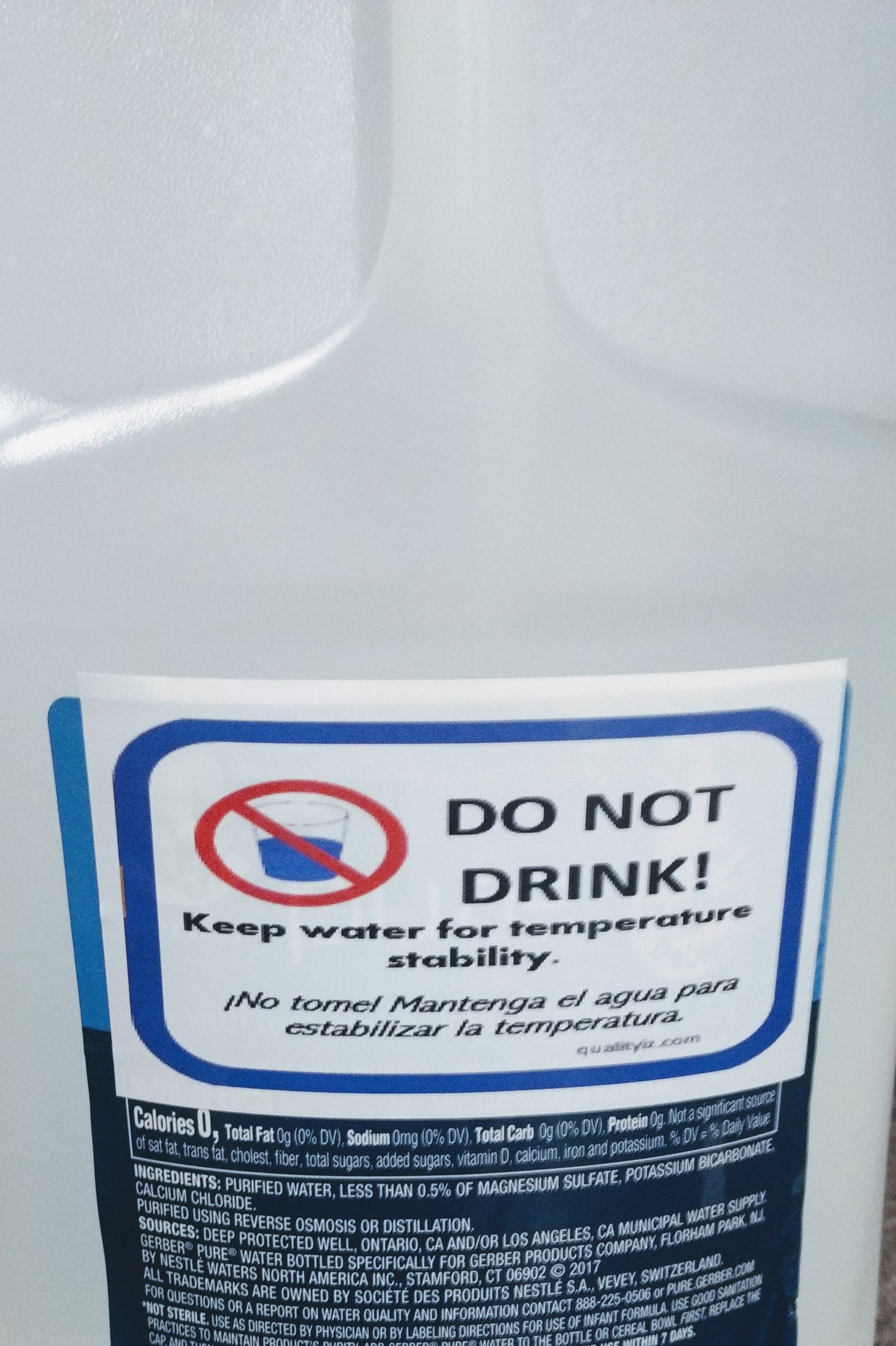 Do Not Drink Water LABELS - Bilingual (10/50 PK)