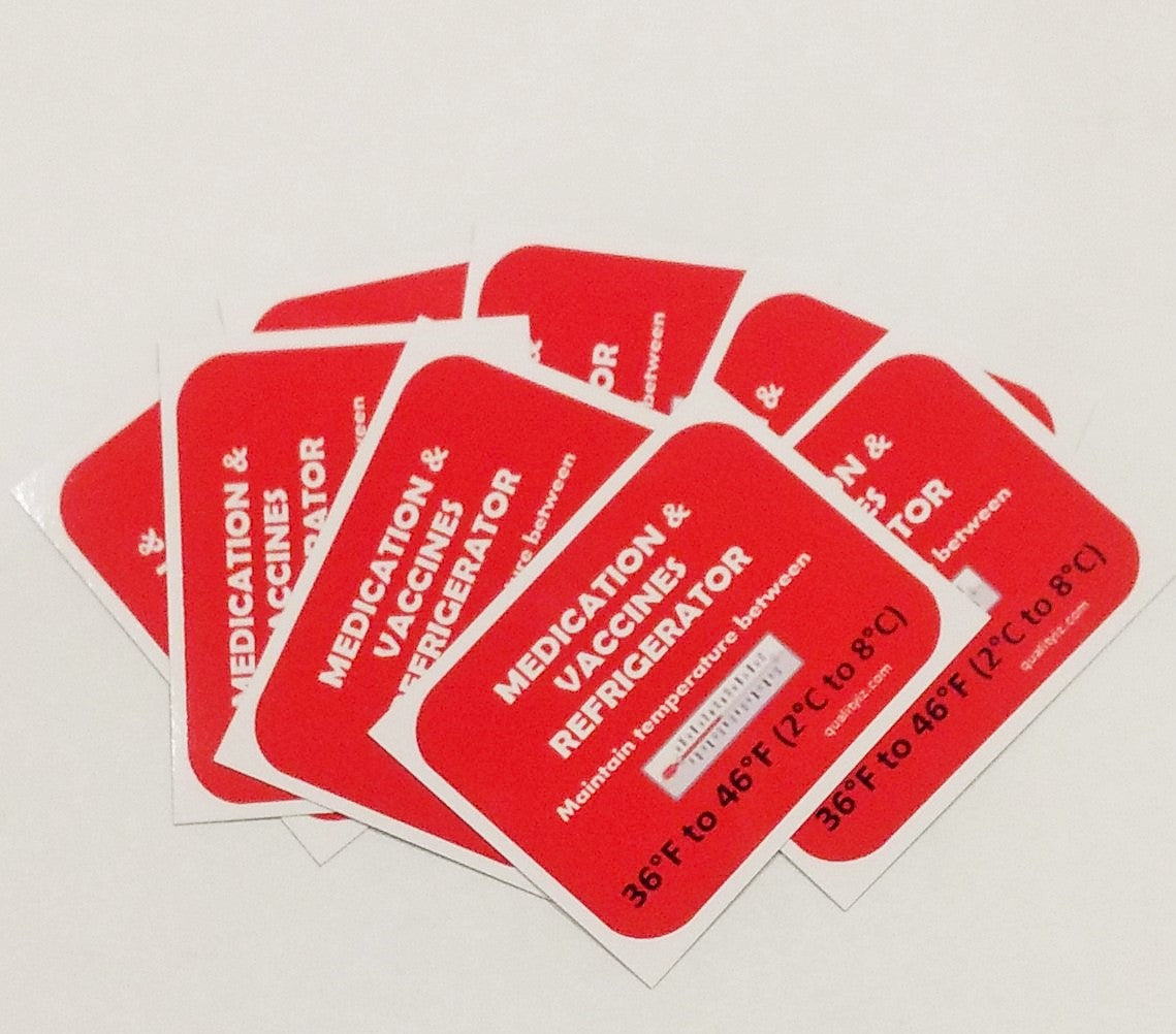 Refrigerator Magnets for Medication and Vaccine Storage (10 / 50 PK)