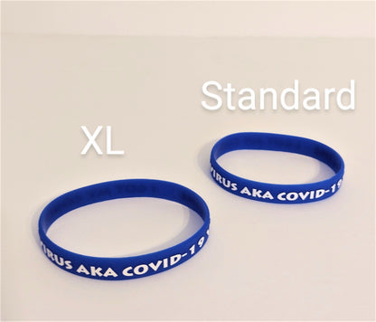 I Got My Coronavirus AKA COVID-19 Vaccine, 0.5" Width Wristbands (5-Pk)
