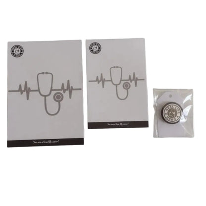 Real Life Hero" Black 14oz Mug, Notepads, & Matching 1.5" Button, Gift Set