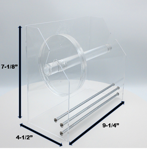 9 Inch, Adjustable 6-Disk Label Dispenser, by Quality IZ