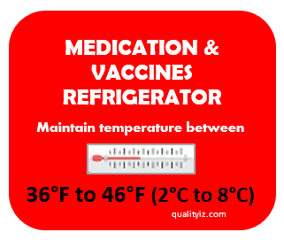 Refrigerator Magnets for Medication and Vaccine Storage (10 / 50 PK)