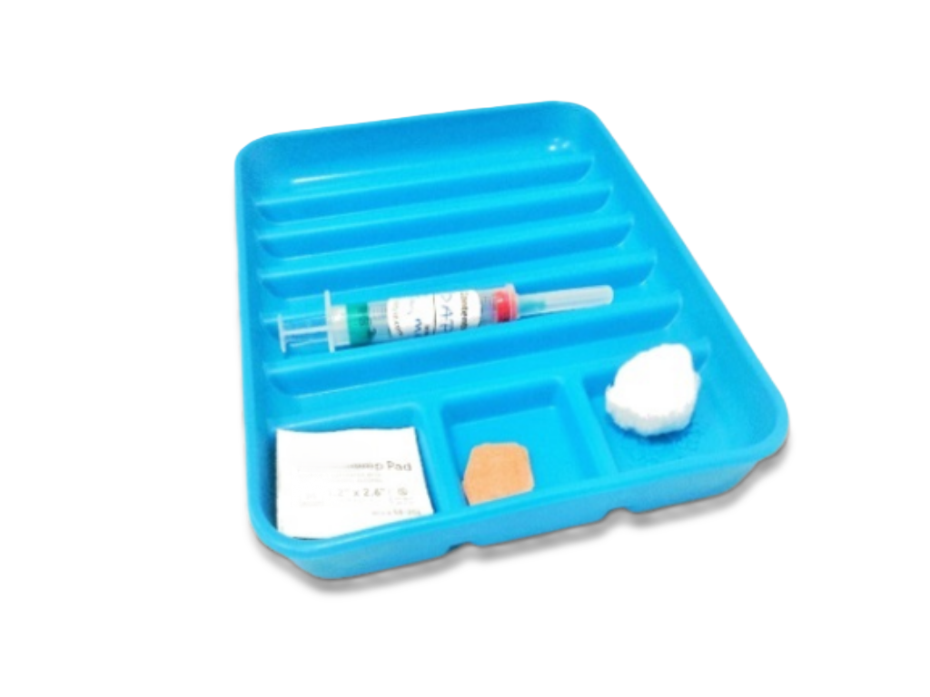 Medical Syringe Trays, Set of 5