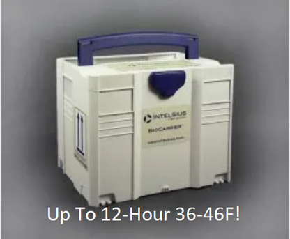 12-HR Bio Carrier Vaccine/Medication Transport Cooler (11.4 Liter, Intelsius BC022)