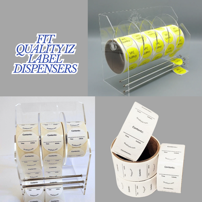 Contents Time Initials, Medication Syringe Labels, 1.5" (200, 100/roll)