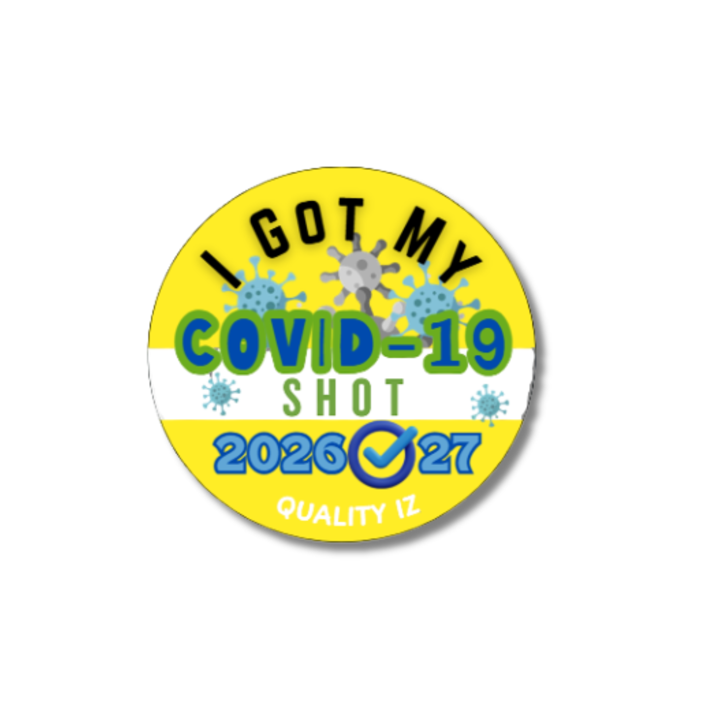2026-27, I Got My COVID-19 Vaccine, Stickers (100/Roll)