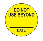 Do Not Use Beyond Date Labels (1,000 roll)
