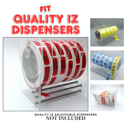 Look Alike Sound Alike, Red Labels 1.5"x0.5" (500/roll)