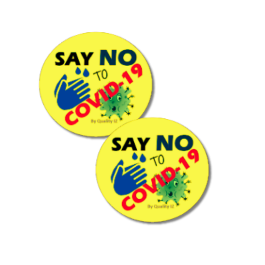 Say NO To COVID-19, 2" Stickers (50 Pk)