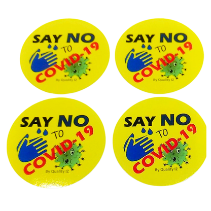 Say NO To COVID-19, 2" Stickers (50 Pk)