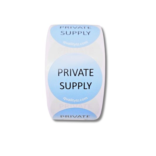 Private Supply Labels, 1.5" (200, 100/roll)