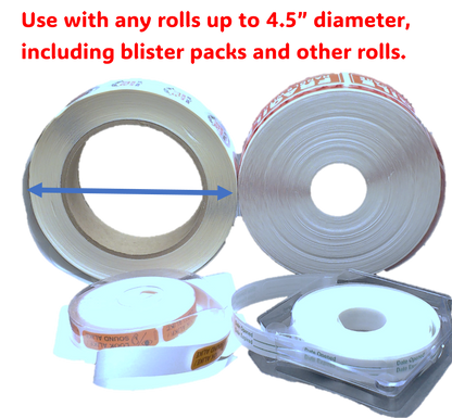 Adjustable Multi-Label Dispenser, Stack & Easy Peel Box (5 to 10 Rolls), By Quality IZ
