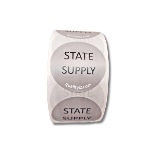 State Supply Labels, 1.5" (100, 100/roll)