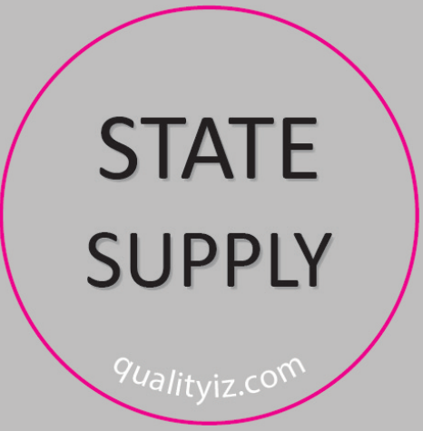 State Supply Labels, 1.5" (100, 100/roll)