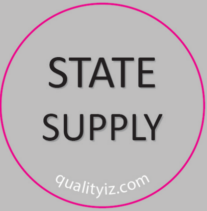State Supply Labels, 1.5" (100, 100/roll)