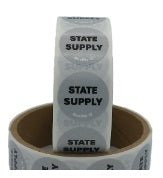 State Supply Labels, 1" (100, 100/roll)