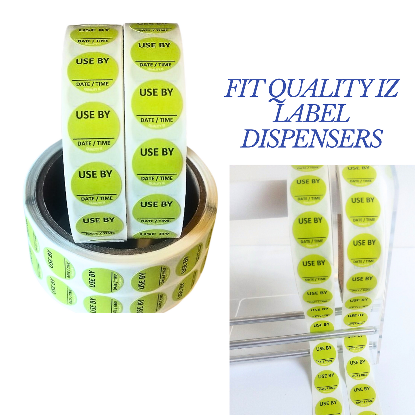 Use By Date - Time Labels (500/roll)