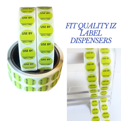 Use By Date - Time Labels (500/roll)