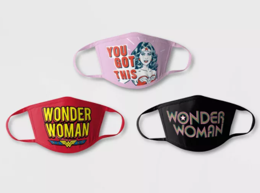 Face Mask, Kids Character, Cloth, 3-pk